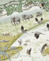 Hermes La Treve de L'eau 90 Scarf, other view