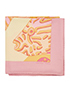 Hermes Grands Fonds 90 Scarf, &pound;225, Accessories, Pink, Silk, Front view