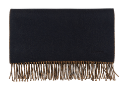 Hermes Recto-Verso Muffler, Cashmere, Brown/Black, B, 3*