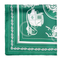 Hermes Ex-Libris Carre 55, Silk, Green, 3*