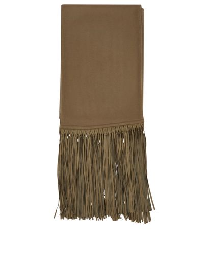 Hermès Long Fringe Scarf, front view