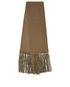 Hermès Long Fringe Scarf, back view
