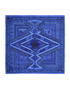 Hermes Ors Bleus D'Afrique Scarf 90, back view