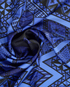 Hermes Ors Bleus D'Afrique Scarf 90, other view