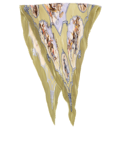 Hermes Pleated Scarf, front view