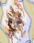 Hermes Pleated Scarf, other view