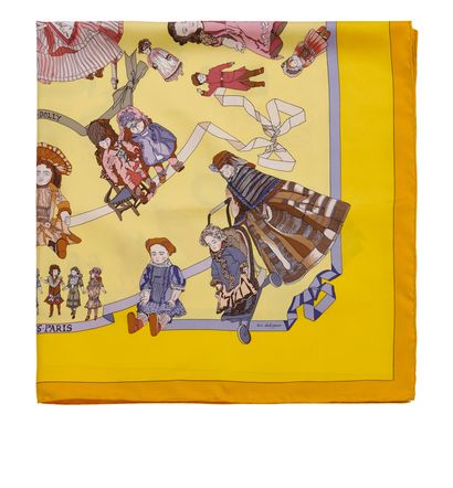Hermès Hello Dolly Carre 90 Scarf, front view