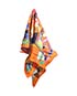 Hermes Modernisme Tropical Scarf, &pound;120, Accessories, Orange, Silk, Front view