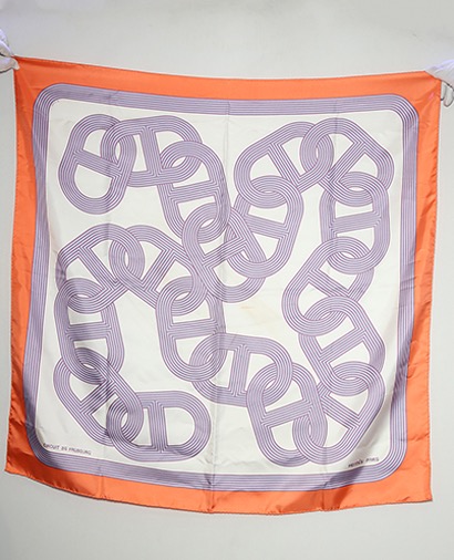Hermes Circuit 24 Faubourg Scarf 90x90cm, front view