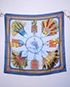 Hermes Presentation de Chevaux scarf, front view