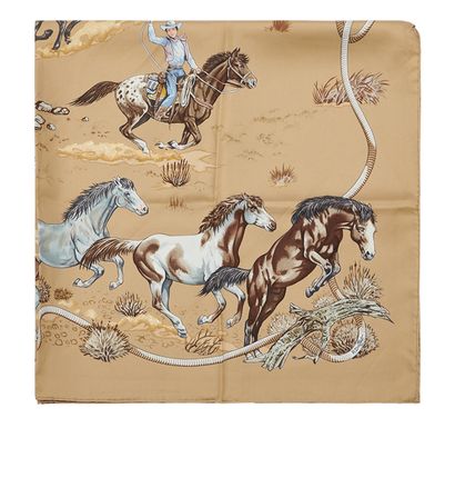 Hermes Les Mustangs Carre, front view