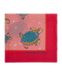 Herm?s Turtles 160 Scarf, &pound;150, Accessories, Pink, Cotton, Front view