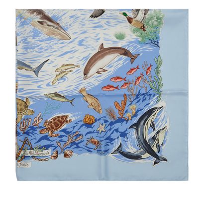 Hermes Sealife Scarf, front view