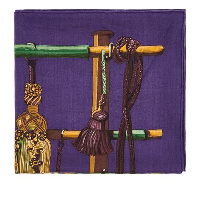 Hermes Passementerie 140 Shawl, front view