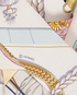 Hermes Grand Apparat Twilly, &pound;110, Accessories, Cream, Silk, Other view