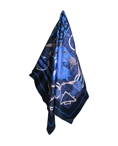 Hermes Queen Elizabeth 90th Birthday Scarf, front view