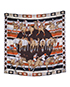 Hermes Les Poneys De Polo Scarf, other view