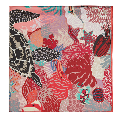 Hermes Under the Waves Scarf, front view