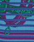 Hermes Brides De Gala Scarf, £295, Accessories, Blue/Purple, Cashmere/Silk, Other view