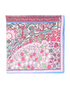 Hermes Tapis Persans Pocket Square, front view