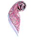 Hermes Tapis Persans Pocket Square, other view