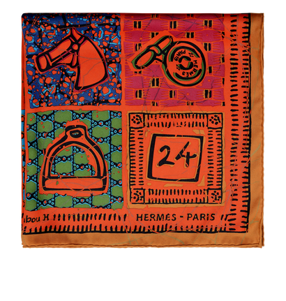 Hermes Le Boubou H Scarf, front view