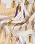 Hermes Les Sangles Pocket Square, &pound;110, Accessories, Beige/Pink, Silk, Other view