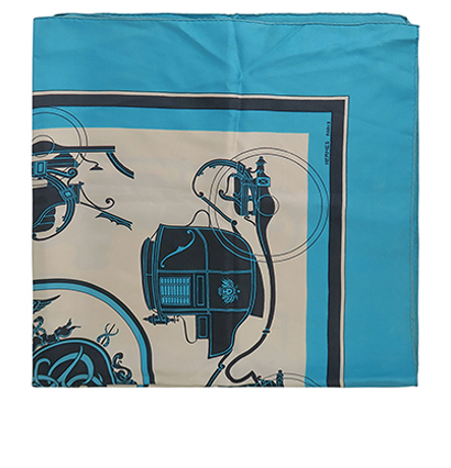 Hermes Horse & Carriage Scarf, front view