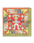 Hermes Huaca Piru Pocket Square, front view