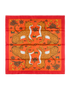 Hermes Les Leopards Scarf 90, back view