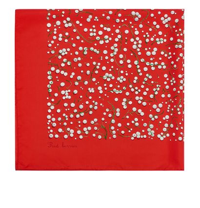 Hermès Red Berries シルクストール Hermès Red Berries Scarf, Scarves - Designer Exchange | Buy Sell