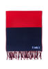 Hermes Colour Block Fringed Scarf, front view