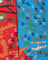 Hermes 1001H Twilly, &pound;110, Accessories, Blue/Red, Silk, Other view