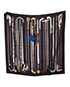 Hermes Les Cannes Scarf, other view