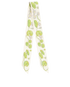 Hermes Lily Print Twilly, back view