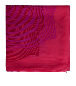 Hermes Onde De Chic Square 90x90 Scarf, Silk, Pink, MIF, 3*