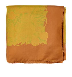 Hermes Jungle Love Carre 90, Silk, Yellow/Brown, 3*