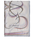 Hermes 24 Faubourg Swirl Print Long Scarf, front view