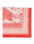 Hermes Sangles En Zigzag Bandana Scarf 55, front view