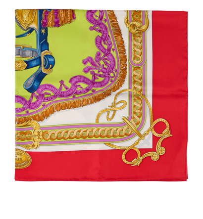 Hermes Bride de Cour Scarf 90, front view