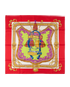 Hermes Bride de Cour Scarf 90, back view