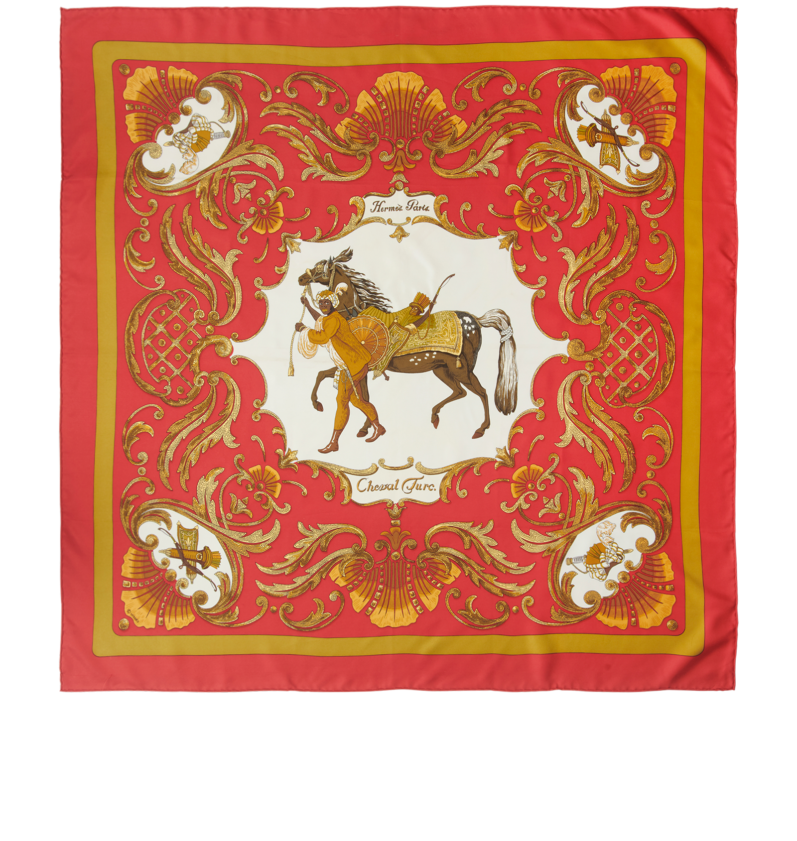 Hermes Cheval Turc Scarf 90, &pound;180, Back view