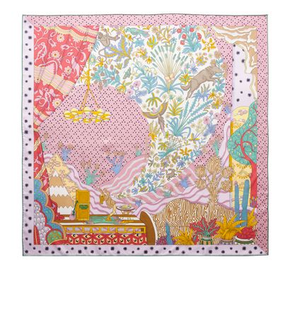 Hermès Le Premier Chant Carre Twill, front view