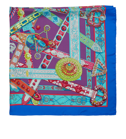 Hermès Le Songe De La Licorne Carre 90, front view