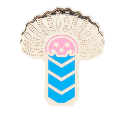Hermes Epaulette Twilly Ring, front view