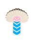 Hermes Epaulette Twilly Ring, front view