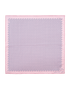 Hermes Horsebit Printed Pocket Square, back view