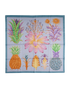 Hermes Index Bromeliaceae Scarf, back view