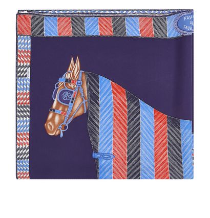 Hermès Favori de Faubourg Scarf, front view