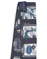 Hermes Story Twilly, &pound;120, Accessories, Navy, Silk, Other view